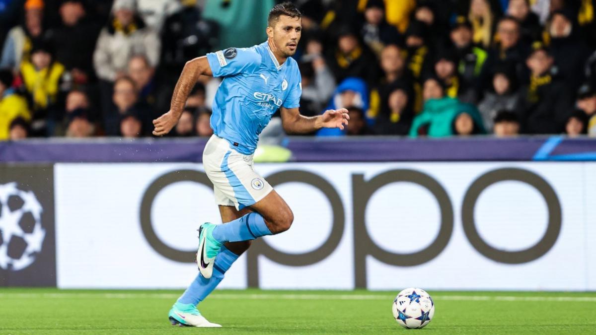 Man City have lost all four games that midfielder Rodri has missed due to suspension this season